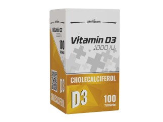 Vitamin D3 1000IU 100 Tablet